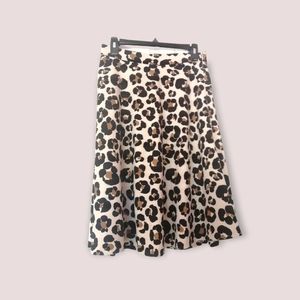 NWOT Ann Taylor Petite Cheetah Skirt (0P) 🐆🌴